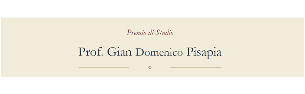 Cerimonia di consegna del Premio di Studio 